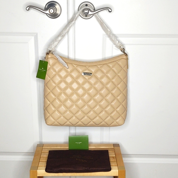 Kate Spade 💛 Gold Coast Shimmer Medium Serena 🆕 - Picture 5 of 10